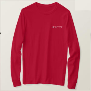 HYVE Red Long Sleeve Shirt